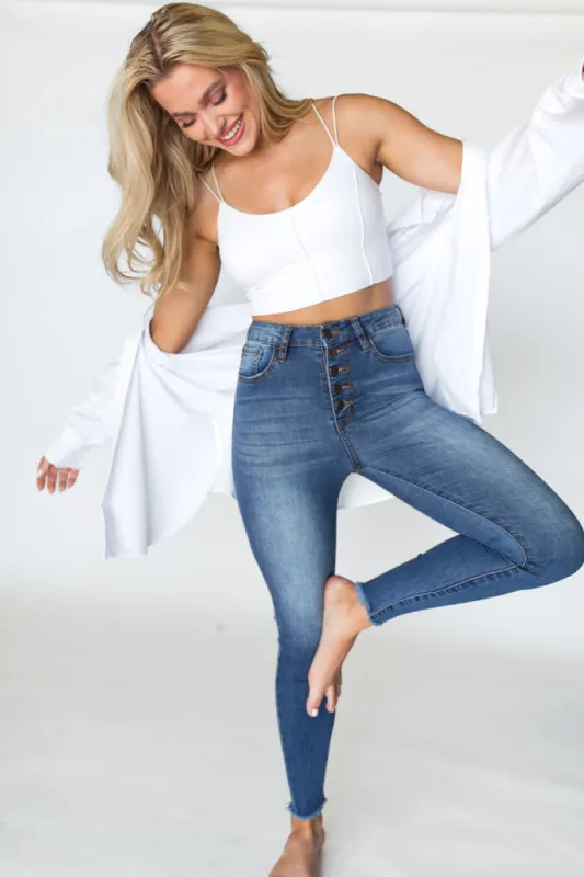 Chelsie Medium Wash Jeans FINAL SALE sold by Pink Lily