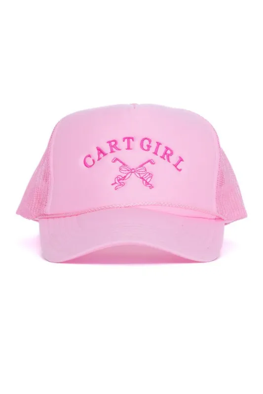 Cart Girl Light Pink Trucker Hat sold by Pink Lily