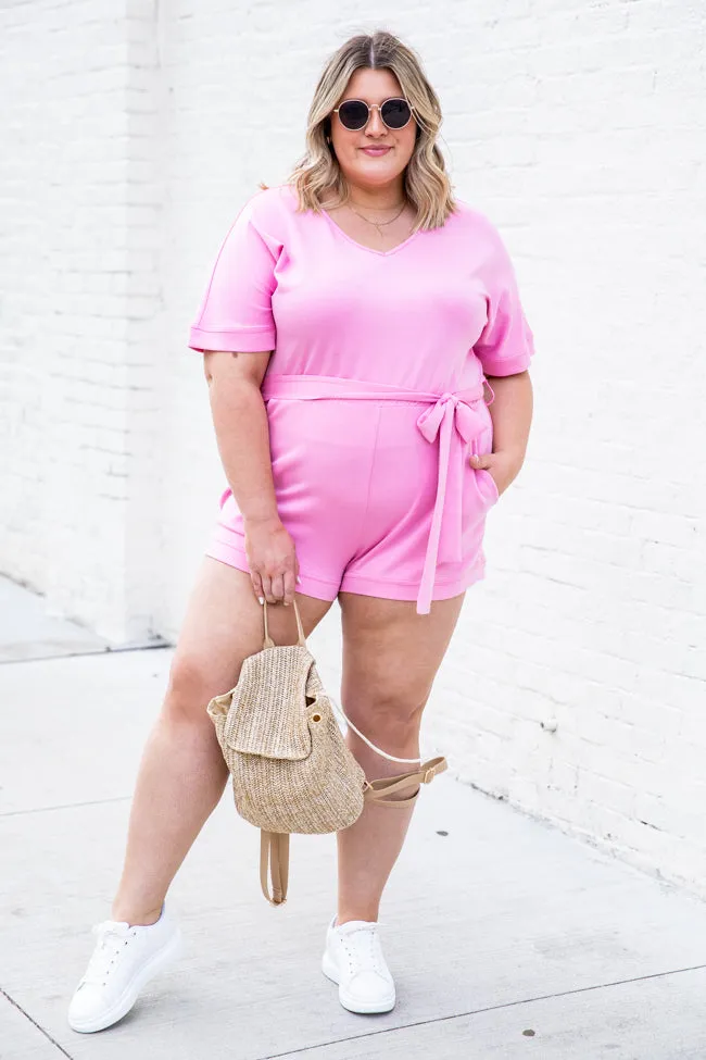 Just Hold On Pink Romper FINAL SALE sold by Pink Lily product image thumbnail 5
