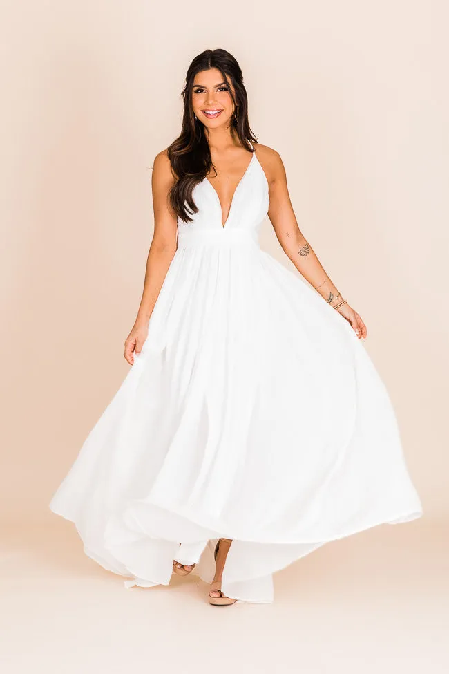 It All Begins With Love White Maxi Dress FINAL SALE sold by Pink Lily product image thumbnail 2