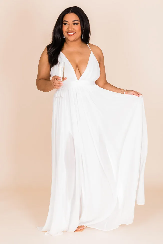 It All Begins With Love White Maxi Dress FINAL SALE sold by Pink Lily product image thumbnail 5