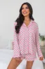 Under The Stars In Watermelon Crawl Long Sleeve Bamboo Pajama Top FINAL SALE sold by Pink Lily