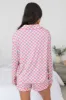 Under The Stars In Watermelon Crawl Long Sleeve Bamboo Pajama Top FINAL SALE sold by Pink Lily