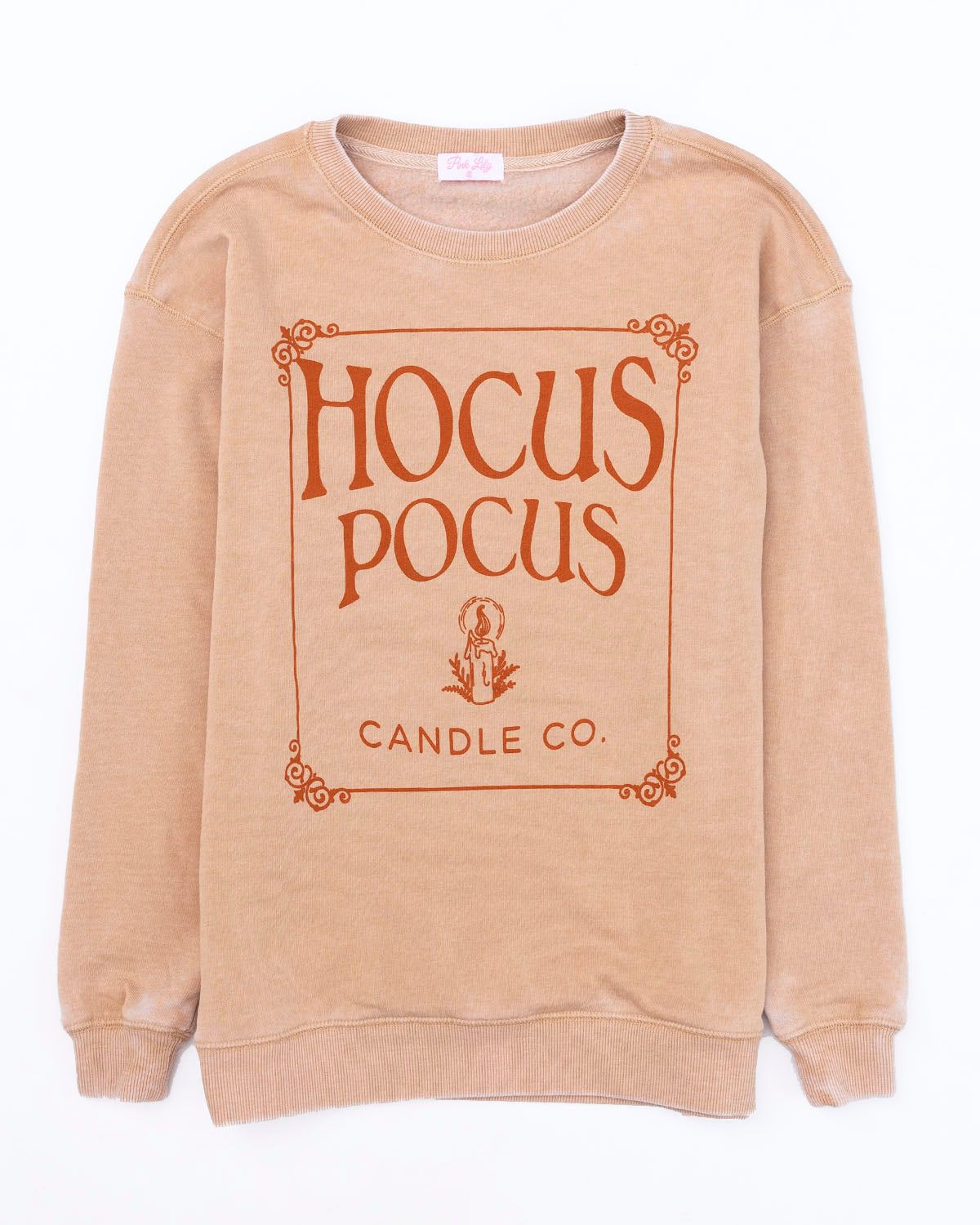 Hocus Pocus Candle Co Gold Graphic Sweatshirt sold by Pink Lily product image thumbnail 5
