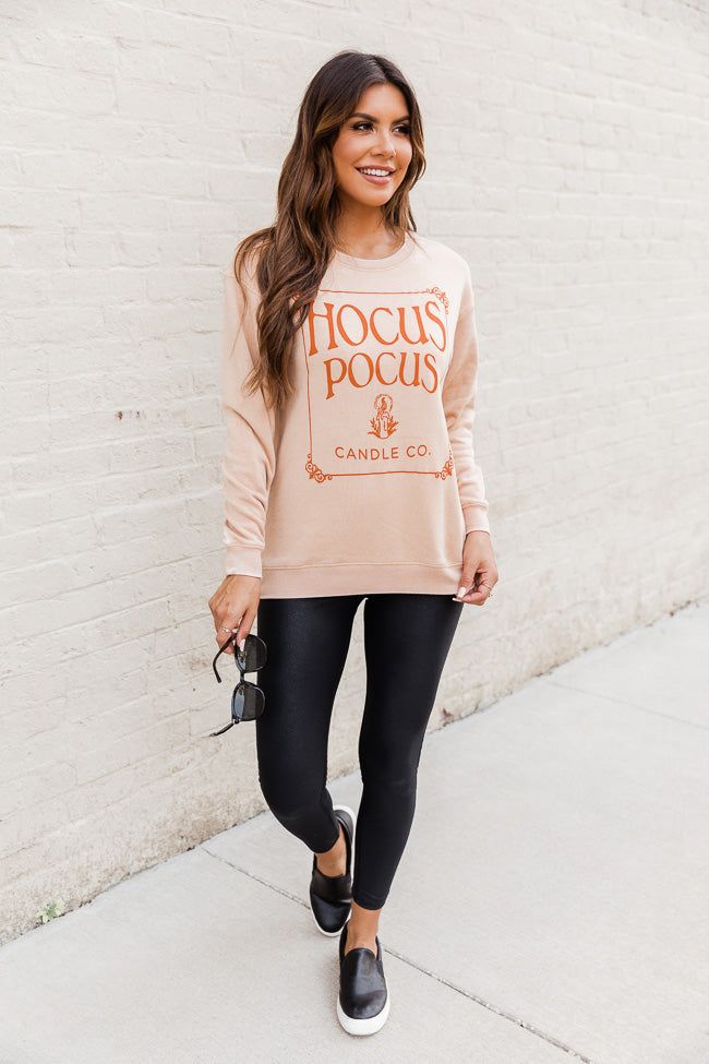 Hocus Pocus Candle Co Gold Graphic Sweatshirt sold by Pink Lily product image thumbnail 2
