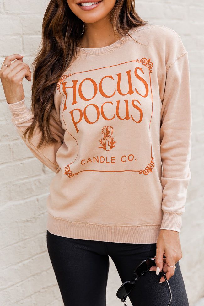 Hocus Pocus Candle Co Gold Graphic Sweatshirt sold by Pink Lily product image thumbnail 4
