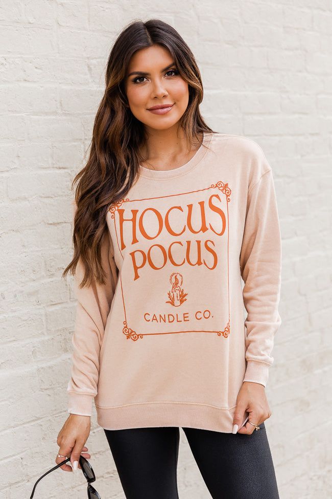 Hocus Pocus Candle Co Gold Graphic Sweatshirt sold by Pink Lily