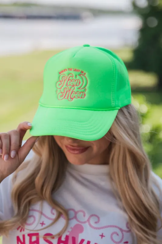 Neon Moon Lime Green Trucker Hat SALE sold by Pink Lily