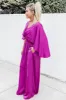 Talking To You Magenta Smocked Waist Jumpsuit FINAL SALE sold by Pink Lily