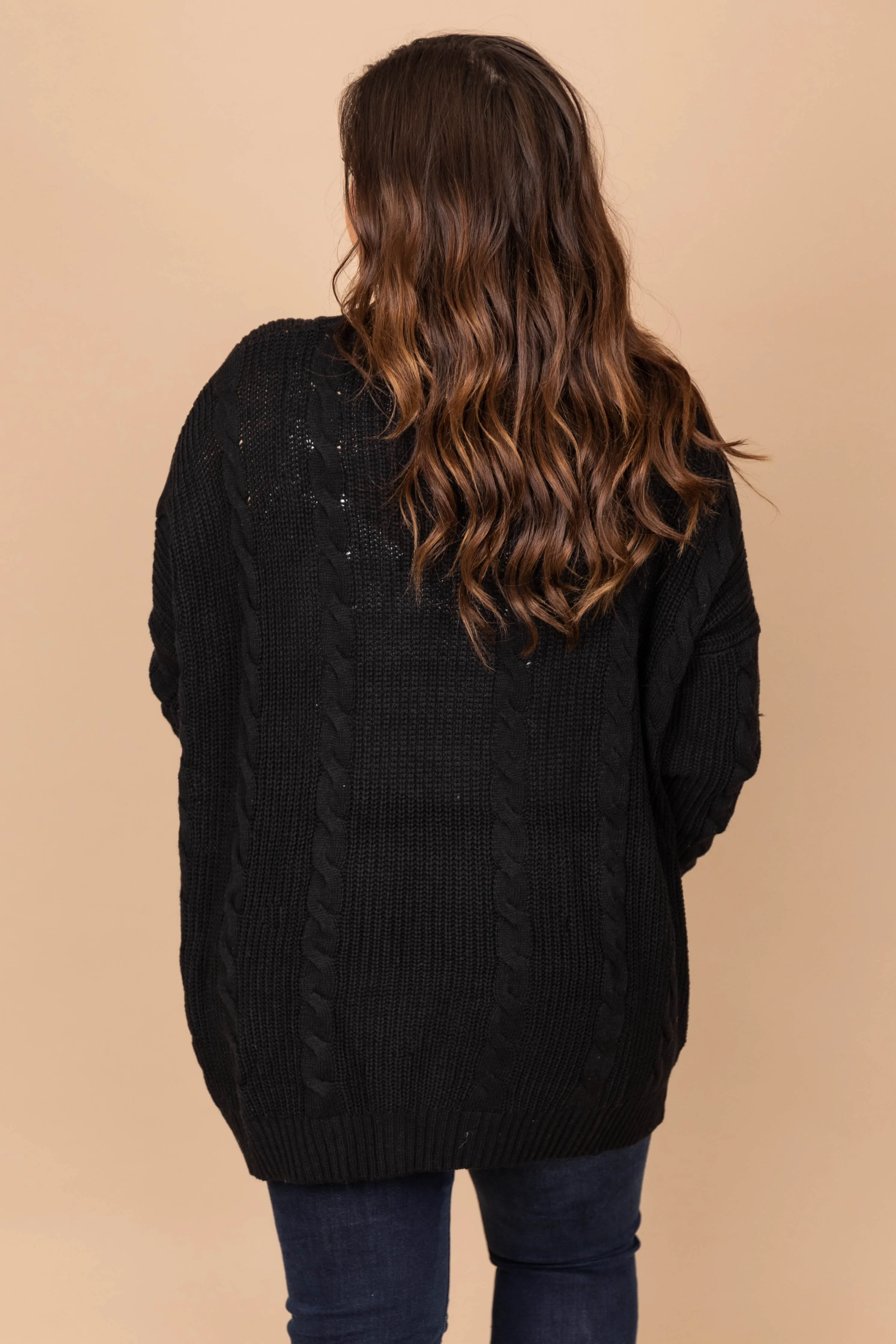 Won't Change My Heart Black Cardigan sold by Pink Lily product image thumbnail 5