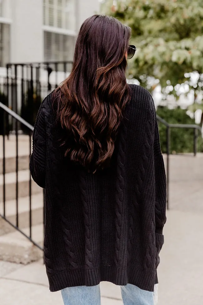 Won't Change My Heart Black Cardigan sold by Pink Lily product image thumbnail 4