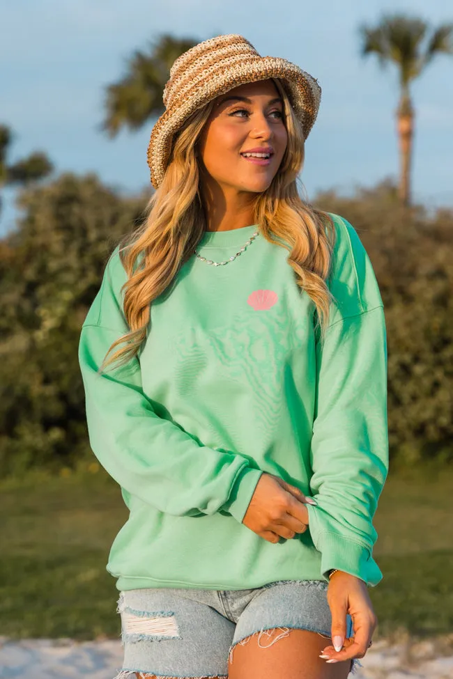 More Beach Days Lime Oversized Graphic Sweatshirt sold by Pink Lily product image thumbnail 2