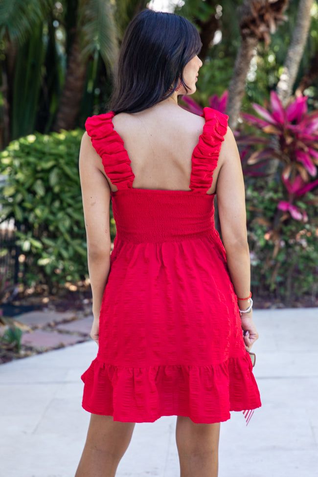 Fireworks All Night Red Mini Dress FINAL SALE sold by Pink Lily product image thumbnail 4