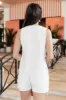 Sun And Done Linen Button Up Romper FINAL SALE sold by Pink Lily
