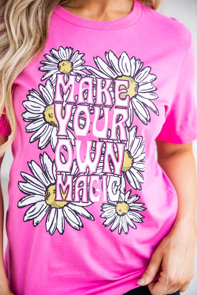 Make Your Own Magic Pink Graphic Tee sold by Pink Lily product image thumbnail 4