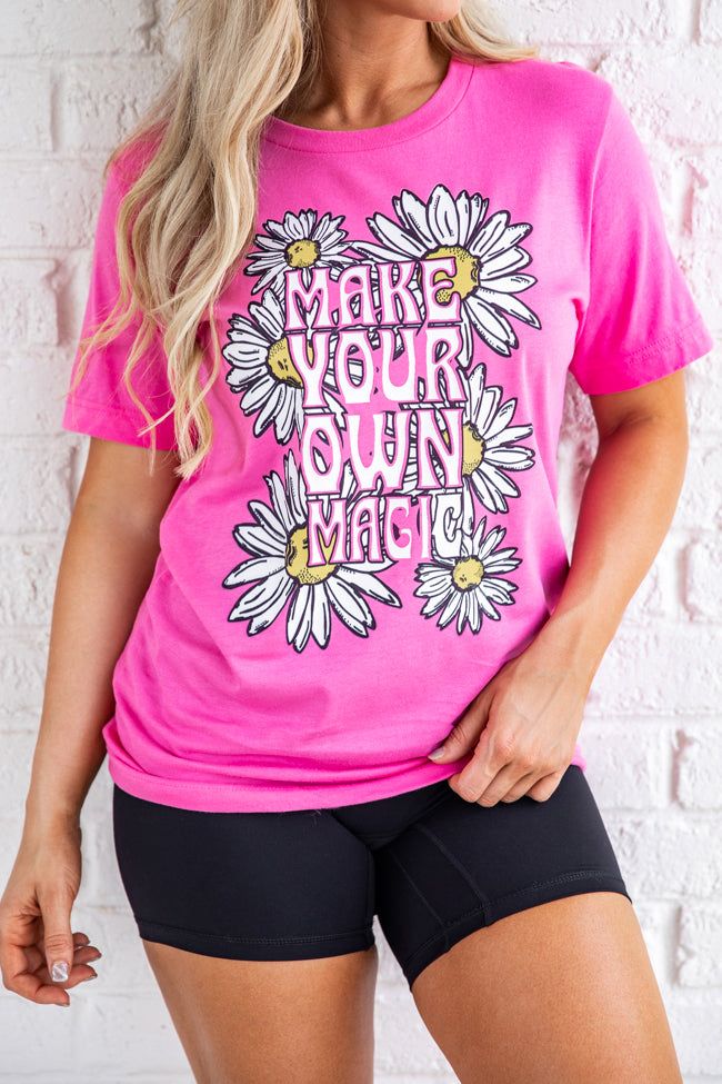 Make Your Own Magic Pink Graphic Tee sold by Pink Lily product image thumbnail 5