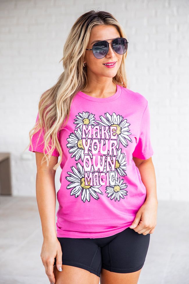 Make Your Own Magic Pink Graphic Tee sold by Pink Lily product image thumbnail 3