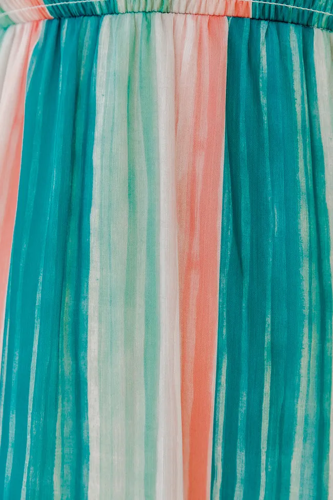 Bayside Blue Striped Maxi Dress FINAL SALE sold by Pink Lily product image thumbnail 3