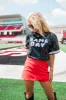 It's Gameday Black Sequin Top FINAL SALE sold by Pink Lily