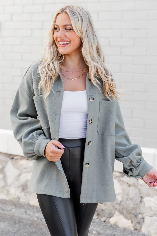 A Possibility Sage Southwestern Shacket sold by Pink Lily product image thumbnail 2