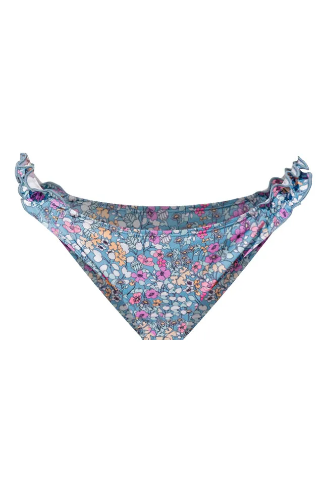 Beautiful Escape Blue Floral Bikini Bottoms FINAL SALE sold by Pink Lily product image thumbnail 4