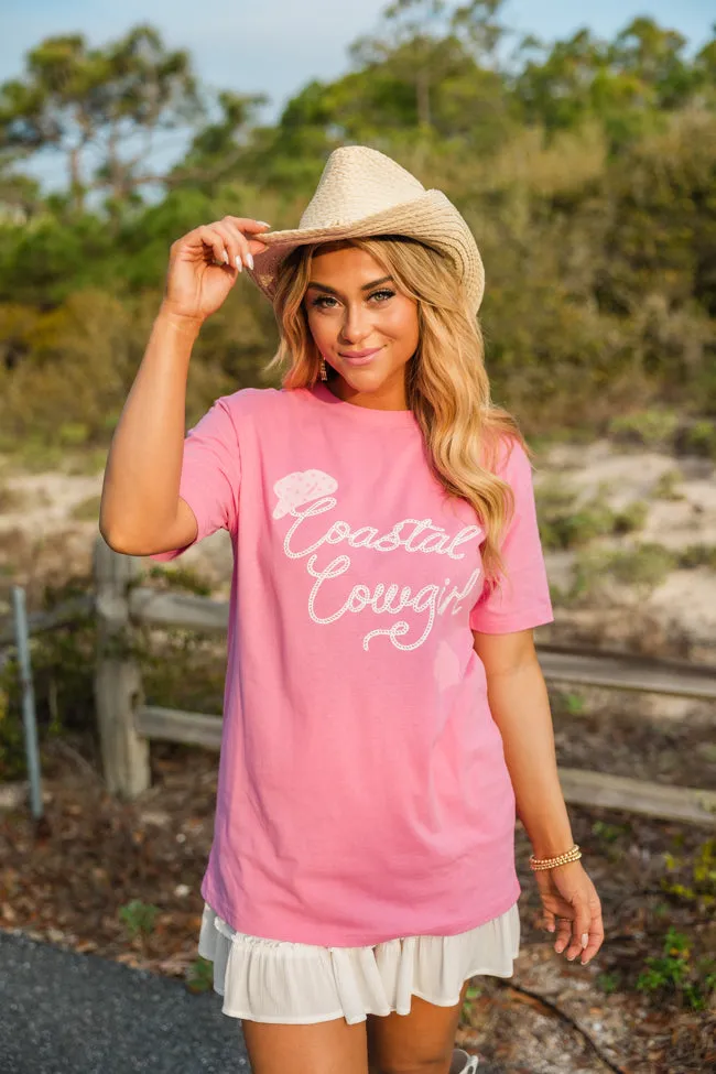 Coastal Cowgirl Hot Pink Graphic Tee sold by Pink Lily product image thumbnail 2