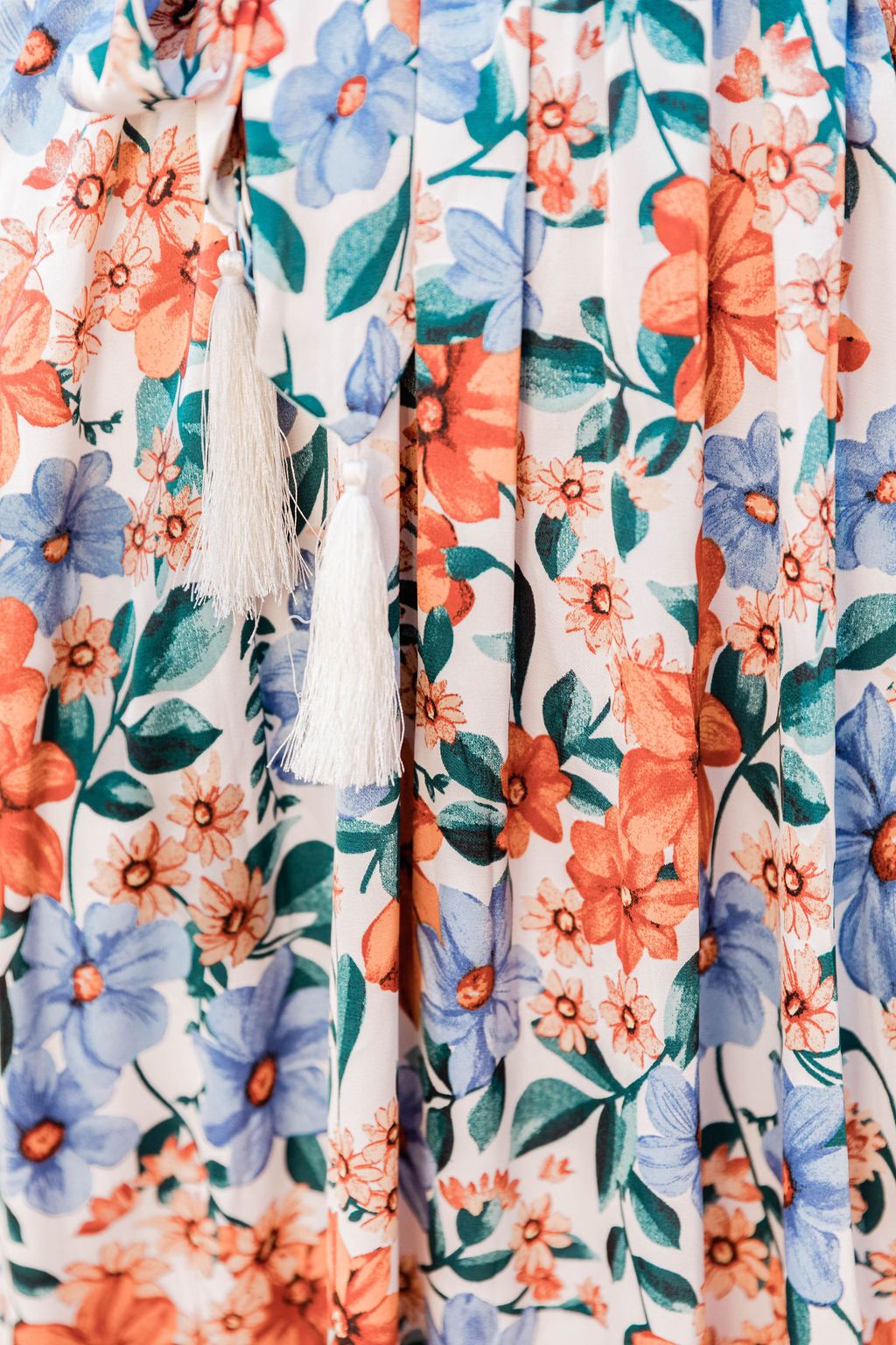 We Go Together Floral Satin Belted Maxi Dress sold by Pink Lily product image thumbnail 3