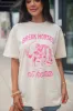 Break Horses Not Hearts Ivory Oversized Graphic Tee sold by Pink Lily