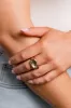 Gold Adjustable Ring sold by Pink Lily