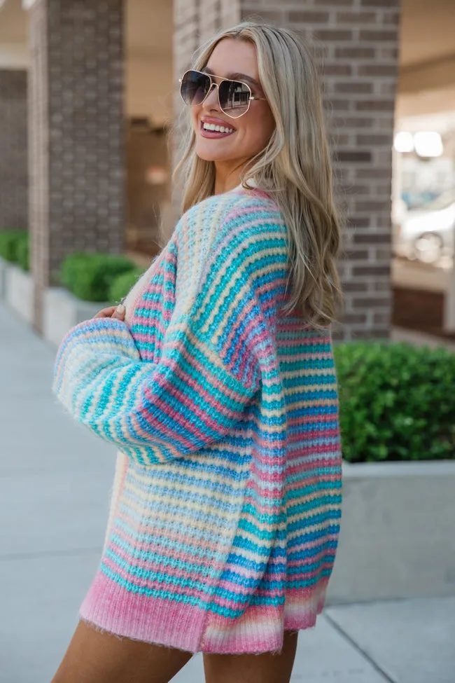Authentic Affection Multi Striped Cardigan FINAL SALE sold by Pink Lily product image thumbnail 4