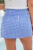 Light Up The Sky Blue Gingham Skort FINAL SALE sold by Pink Lily