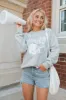 'Tis The Season Light Grey Graphic Sweatshirt SALE sold by Pink Lily
