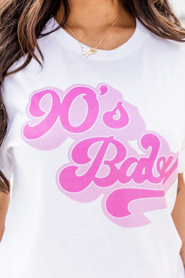 90s Baby White Graphic Tee SALE sold by Pink Lily product image thumbnail 3