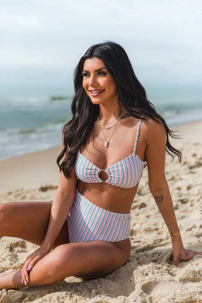 Diamond Girl Striped Ring Link Bikini Top SALE sold by Pink Lily product image thumbnail 3