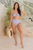 Summer Bliss Lilac Floral High Rise Bikini Bottoms FINAL SALE sold by Pink Lily
