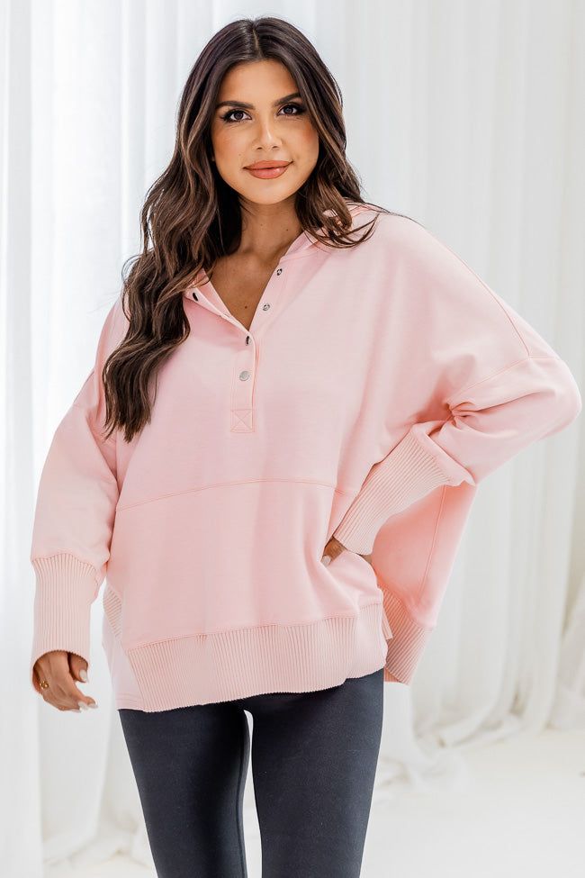 Find You Well Pink Hooded Pullover sold by Pink Lily product image thumbnail 3
