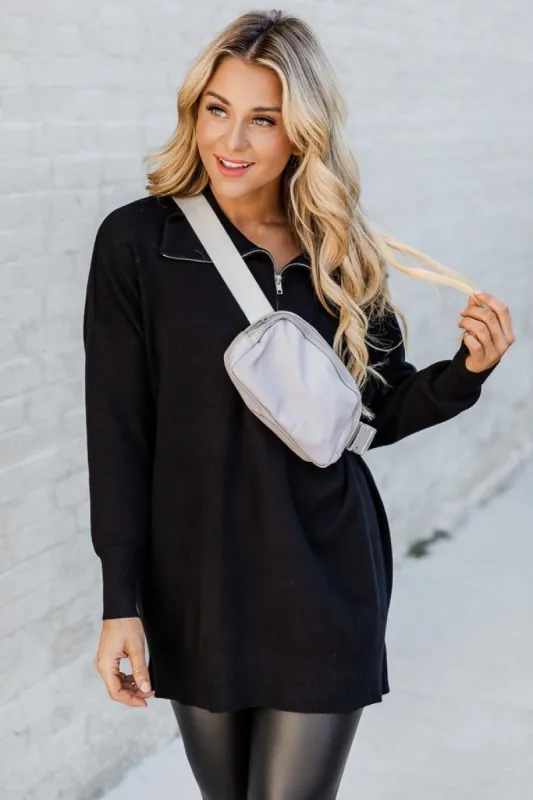 Places To Go Grey Belt Bag FINAL SALE sold by Pink Lily
