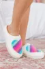 Striped Heart Slippers FINAL SALE sold by Pink Lily