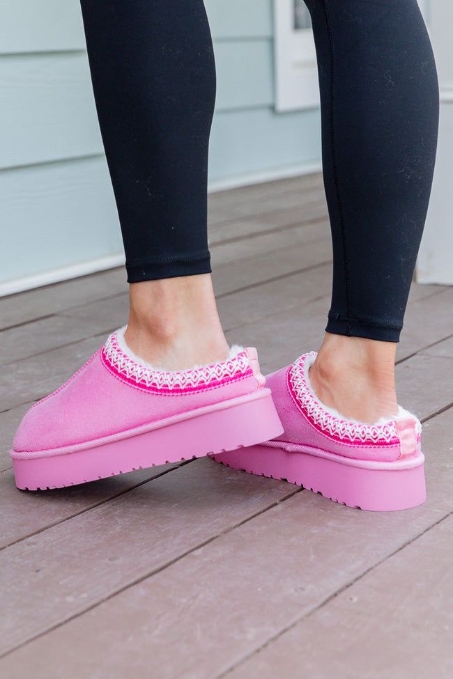 Sydney Pink Platform Slipper sold by Pink Lily product image thumbnail 4