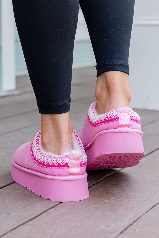 Sydney Pink Platform Slipper sold by Pink Lily product image thumbnail 5