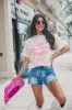 Support Your Local Cowgirls Ivory Oversized Graphic Tee sold by Pink Lily