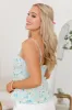 Floral Dreams in Forever Flowers Waffle Knit Tank FINAL SALE sold by Pink Lily