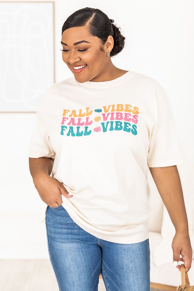Fall Vibes Ivory Graphic Tee sold by Pink Lily product image thumbnail 4