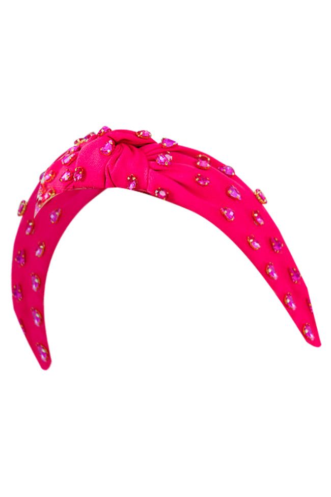 Hot Pink Rhinestone Headband sold by Pink Lily product image thumbnail 3
