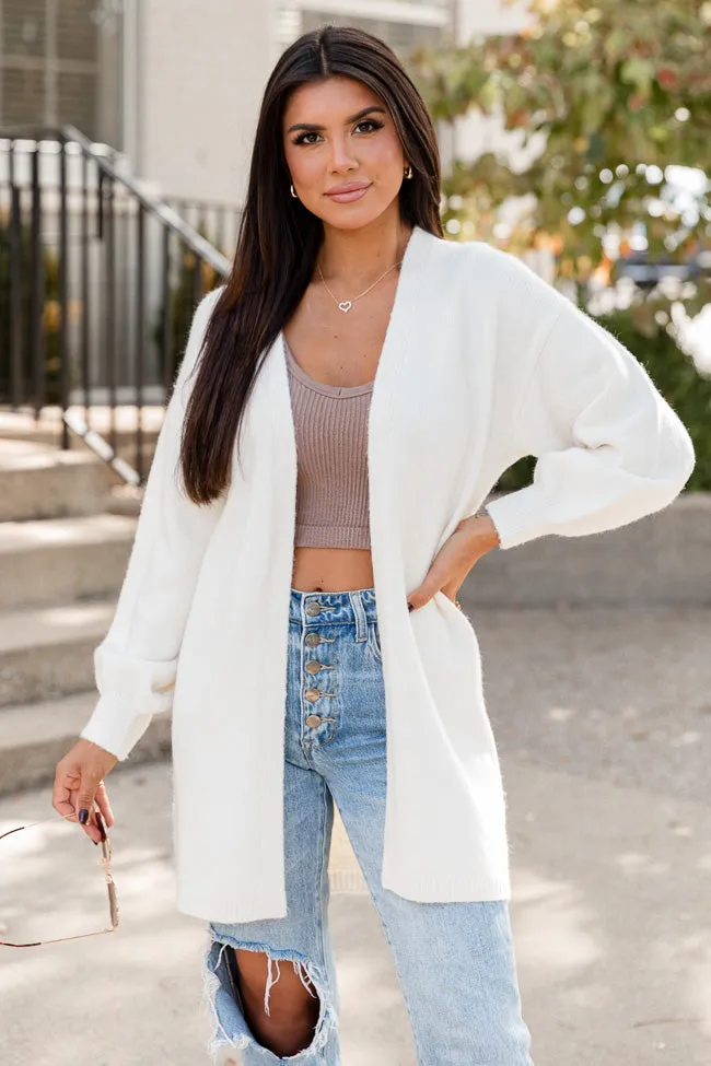 Hold Me Tight Ivory Cardigan FINAL SALE sold by Pink Lily product image thumbnail 2