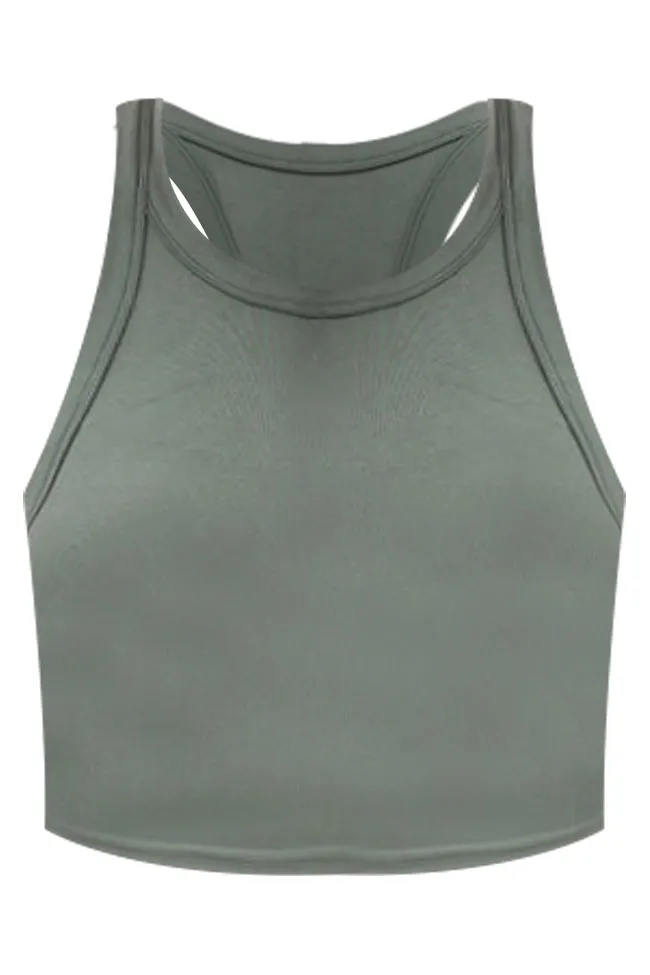 Rise Up Olive Active Tank FINAL SALE sold by Pink Lily product image thumbnail 5