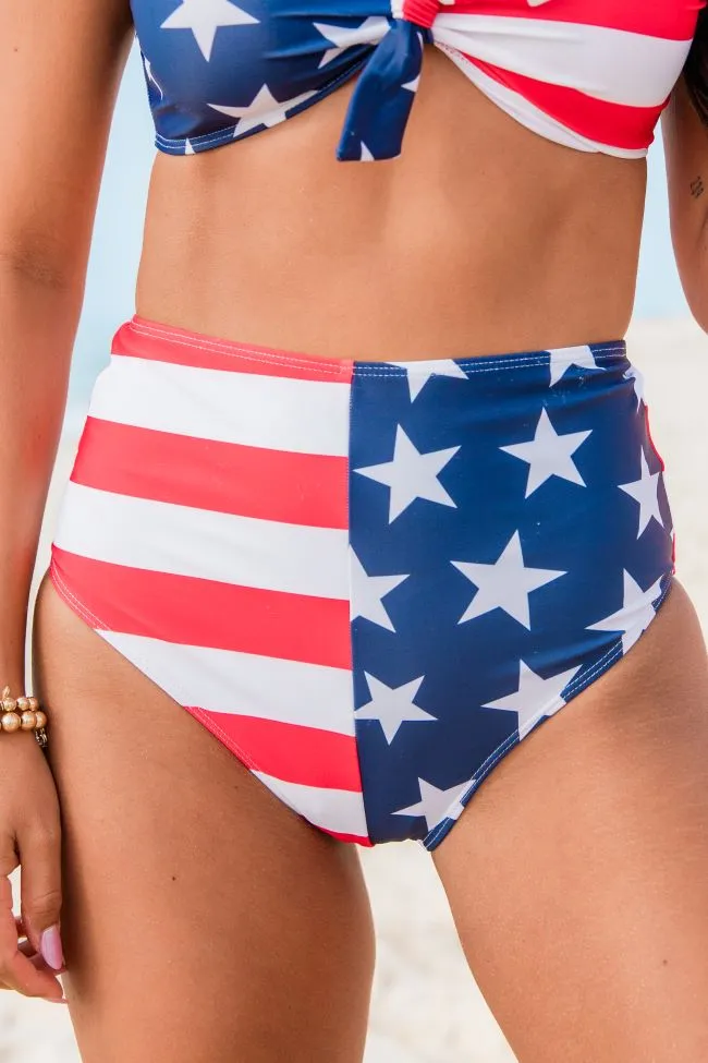 Party In The USA Stars and Stripes Bikini Bottoms FINAL SALE sold by Pink Lily