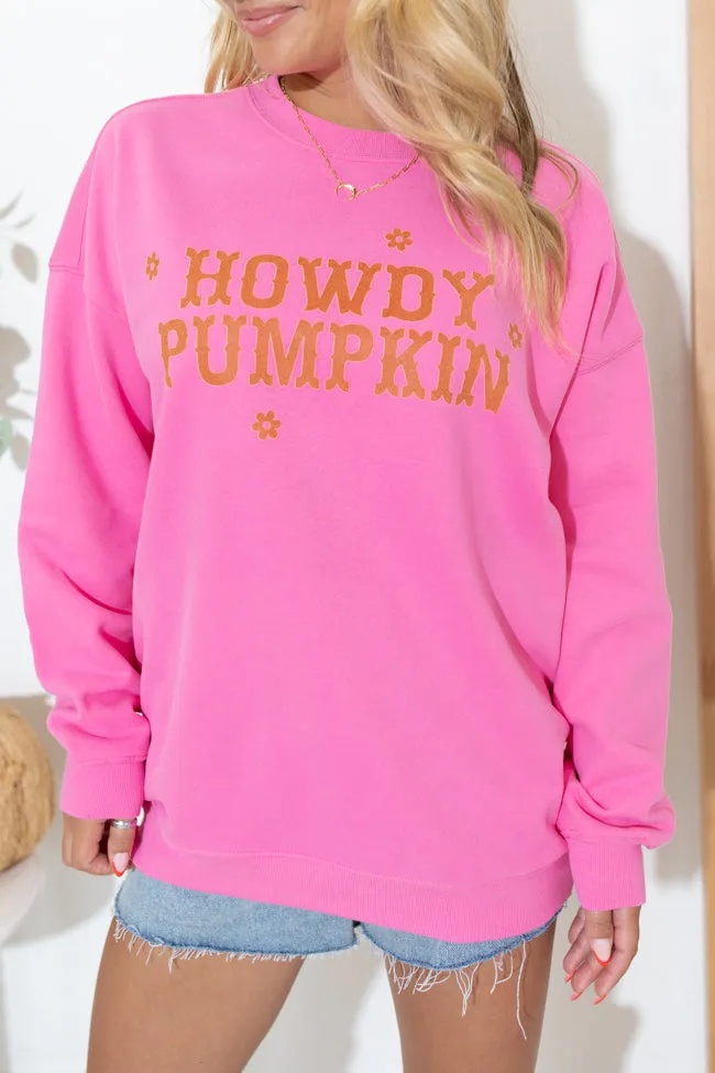 Howdy Pumpkin Pink Graphic Sweatshirt SALE sold by Pink Lily product image thumbnail 2