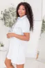 Pretty In Chambray Light Wash Mini Dress FINAL SALE sold by Pink Lily