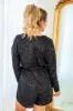 End Game Black Sequin Romper FINAL SALE sold by Pink Lily